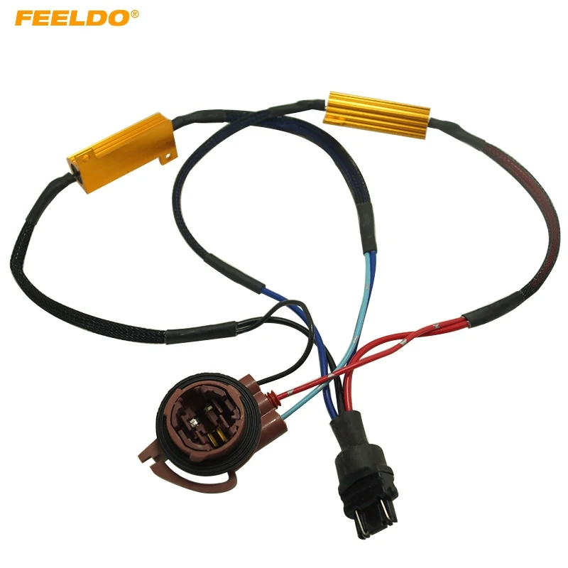 FEELDO 1PC 3157B LED Decoder Warning Error Canceller Turn Signal Brake Lamp Anti Flicker Load Resistor
FEELDO 1PC 3157B LED Decoder Warning Error Canceller Turn Signal Brake Lamp Anti Flicker Load Resistor