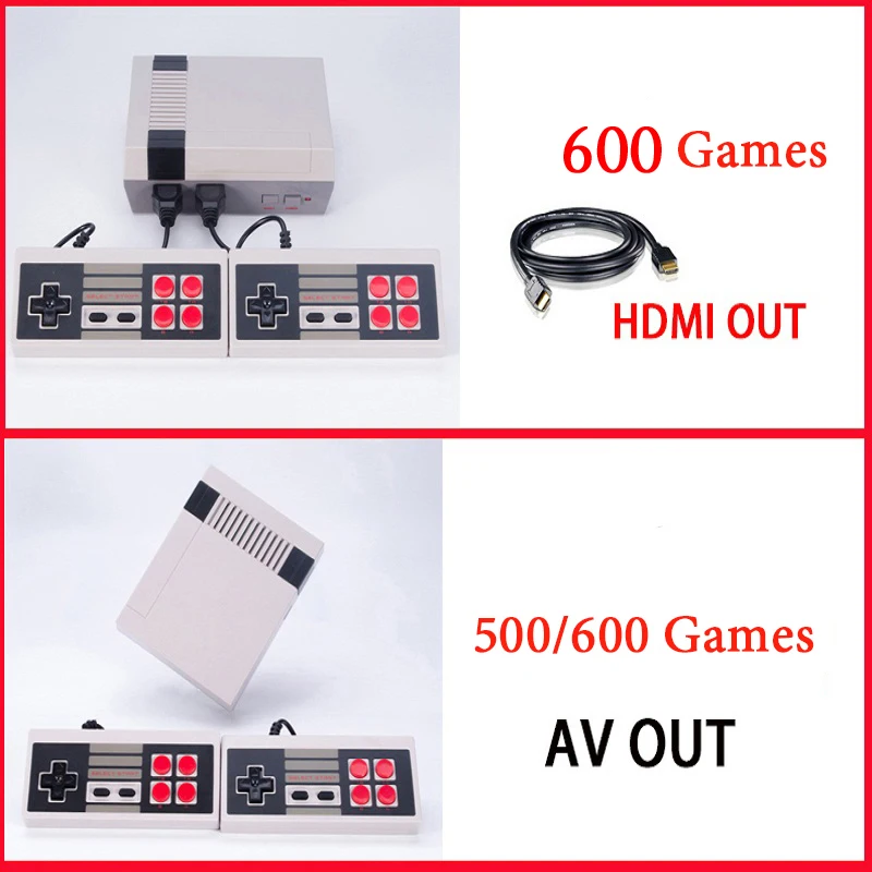 Прямая поставка ТВ игровая консоль Поддержка HDMI/AV 8 бит Ретро видео встроенный