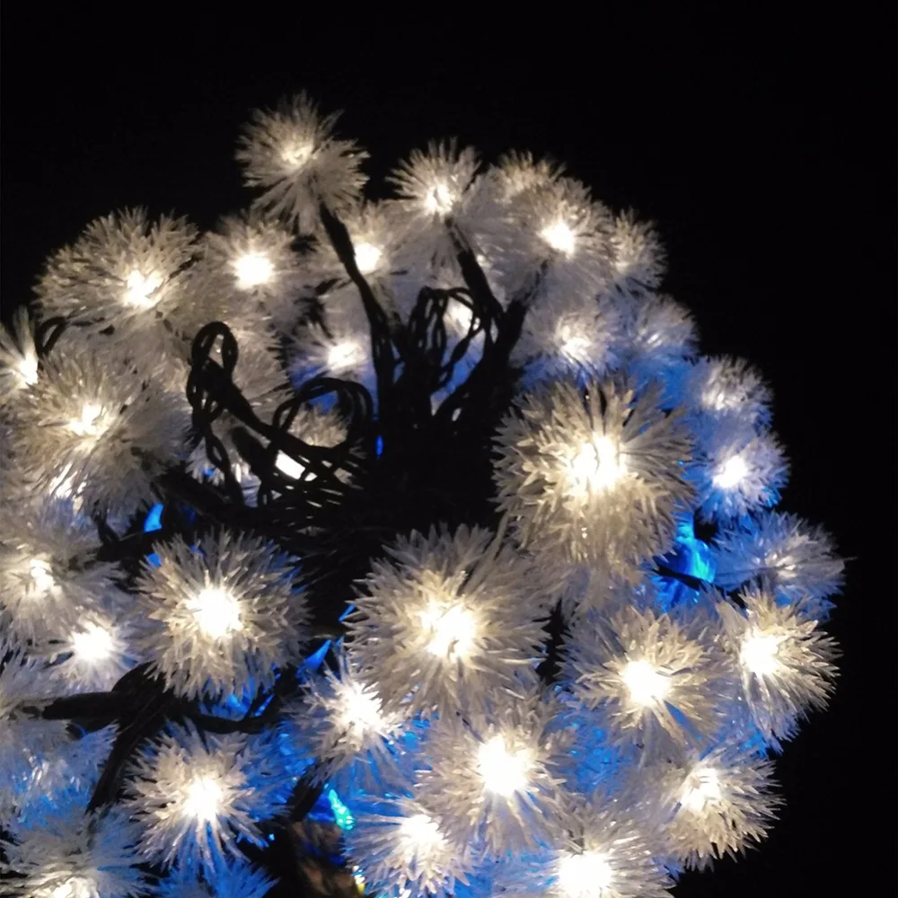 12 М 100 LED Кулон солнечная СВЕТОДИОДНЫЕ лампы строка Огни Украшение Для Елки Партии