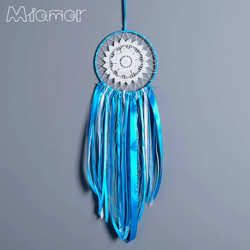 New Fashion Gift Indian Blue Dreamcatcher With Lace Flower Wind Chimes Home Wall Hanging Pendant Dream Catcher Regalo Amor0093
New Fashion Gift Indian Blue Dreamcatcher With Lace Flower Wind Chimes Home Wall Hanging Pendant Dream Catcher Regalo Amor0093