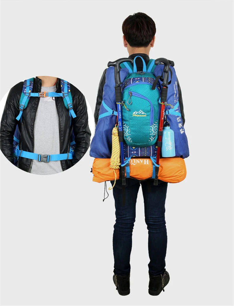 40L Waterproof Durable Outdoor Climbing Backpack Women&Men Hiking Athletic Sport Travel Backpack High Quality Rucksack
40L Waterproof Durable Outdoor Climbing Backpack Women&Men Hiking Athletic Sport Travel Backpack High Quality Rucksack