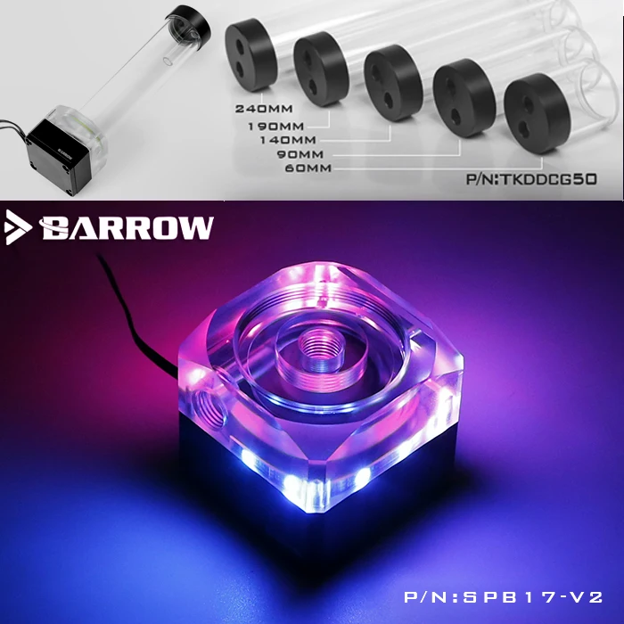 Barrow SPB17-V2, 17W PWM Combination Pumps, LRC 2.0, Wite Reservoirs, Need Combination With Reservoir To Use
Barrow SPB17-V2, 17W PWM Combination Pumps, LRC 2.0, Wite Reservoirs, Need Combination With Reservoir To Use