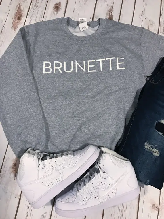 Sugarbaby Brunette Blonde Sweatshirt Unisex Grey Black Tumblr Jumper High quality Casual Tops Long Sleeve Sweatshirt Drop ship
Sugarbaby Brunette Blonde Sweatshirt Unisex Grey Black Tumblr Jumper High quality Casual Tops Long Sleeve Sweatshirt Drop ship