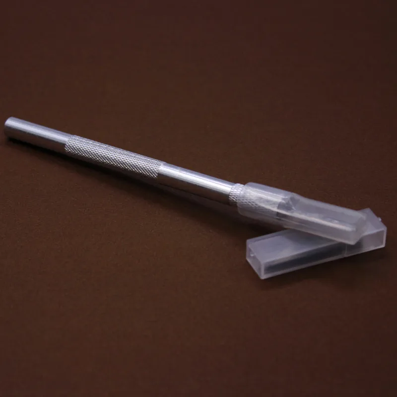Нескользящий металлический скальпель нож набор инструментов Резак гравюра ножи