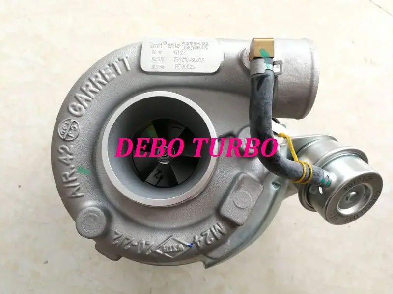 Новый оригинальный Турбокомпрессор GT22 736210-5003S 1118300SD для JMC светильник кого грузовика JX493ZLQ л дизельный 80 кВт
Новый оригинальный Турбокомпрессор GT22 736210-5003S 1118300SD для JMC светильник кого грузовика JX493ZLQ л дизельный 80 кВт