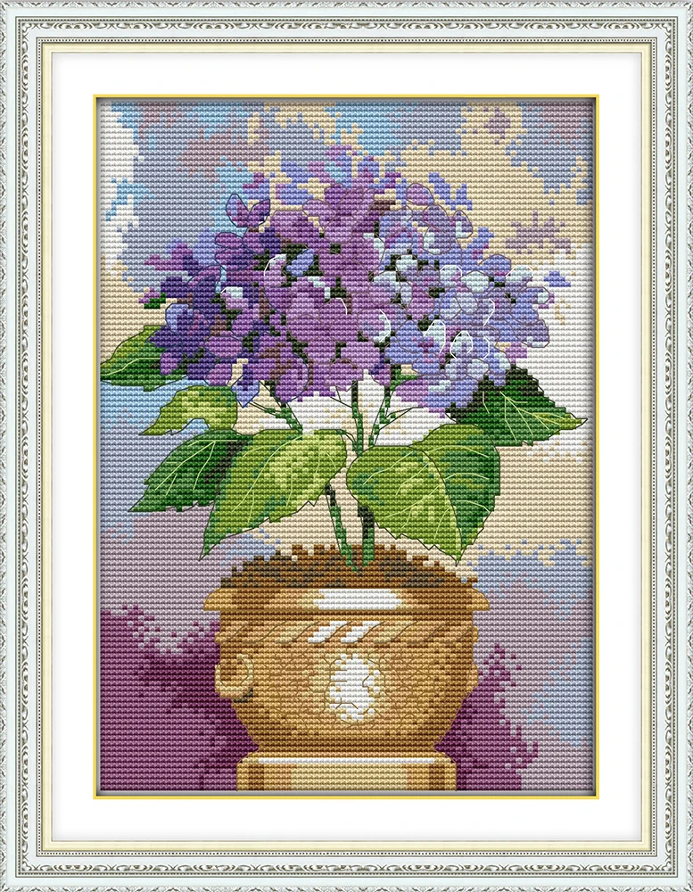 Purple floret 2 cross stitch kit aida 14ct 11ct count printed canvas stitches embroidery DIY handmade needlework
Purple floret 2 cross stitch kit aida 14ct 11ct count printed canvas stitches embroidery DIY handmade needlework