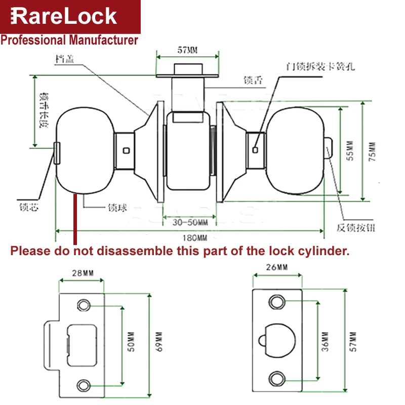 Handle Door Lock Knob with keys for Bedroom Women Bag Dress Shop Door Hardware DIY Accessories Rarelock a
Handle Door Lock Knob with keys for Bedroom Women Bag Dress Shop Door Hardware DIY Accessories Rarelock a