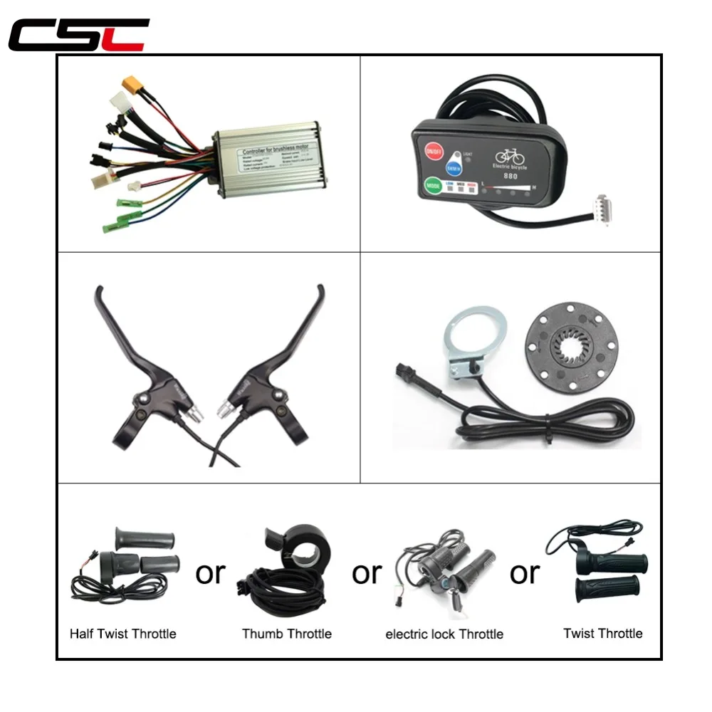 electric bicycle Brushless 6 Mosfet Square wave Controller+LED880 Display+Power cut-off Brake lever+Throttle+8 Magnet PAS
electric bicycle Brushless 6 Mosfet Square wave Controller+LED880 Display+Power cut-off Brake lever+Throttle+8 Magnet PAS