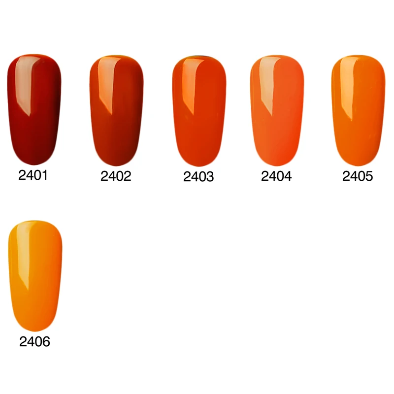 NAILWIND 9 2 мл модный оранжевый цвет 2401 2406 гель для ногтей Твердый УФ отмачиваемый