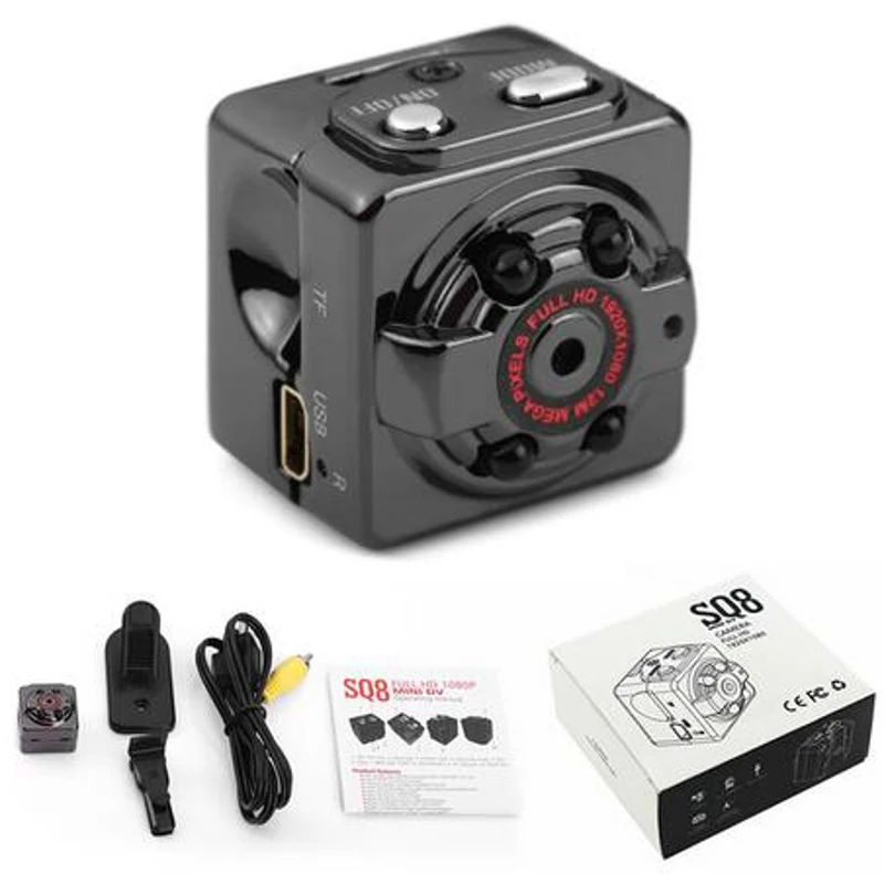 SQ8 Mini Car DVR Camera HD 1080P Camera Night Vision Mini Motion Detection Camcorder Class 10 Video Recorder Micro Car Camera
SQ8 Mini Car DVR Camera HD 1080P Camera Night Vision Mini Motion Detection Camcorder Class 10 Video Recorder Micro Car Camera