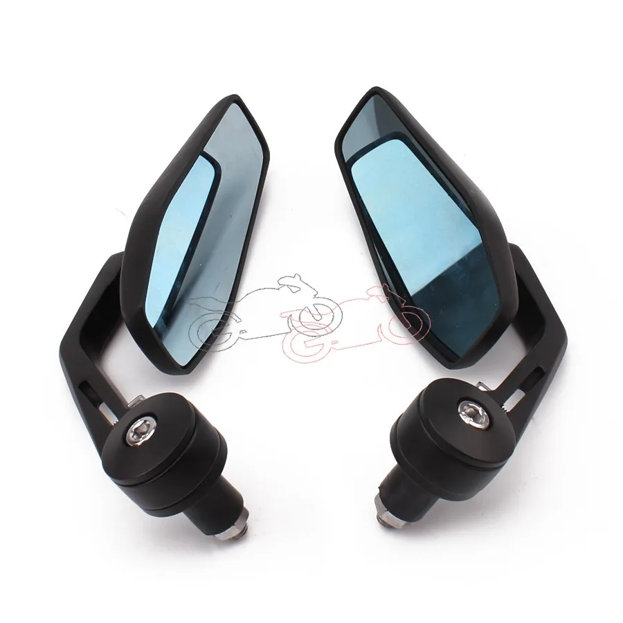 

Universal For Honda 360 Angel Adjustable Blue Lens Anti-Glare Black Aluminium Alloy Handlebar End Rear View 7/8" Side Mirrors