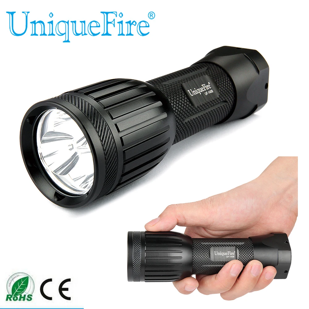 Uniquefire 1408 UV 395-400nm LED Flashlight 1 Mode Authentic And Portable Multifonction For Exploration Free Shipping
Uniquefire 1408 UV 395-400nm LED Flashlight 1 Mode Authentic And Portable Multifonction For Exploration Free Shipping