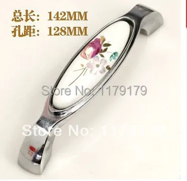 128mm fashion Rural cermic furniture handles silver kitchen cabinet drawer pulls knobs chrome dresser cupboard door handles 5"
128mm fashion Rural cermic furniture handles silver kitchen cabinet drawer pulls knobs chrome dresser cupboard door handles 5"