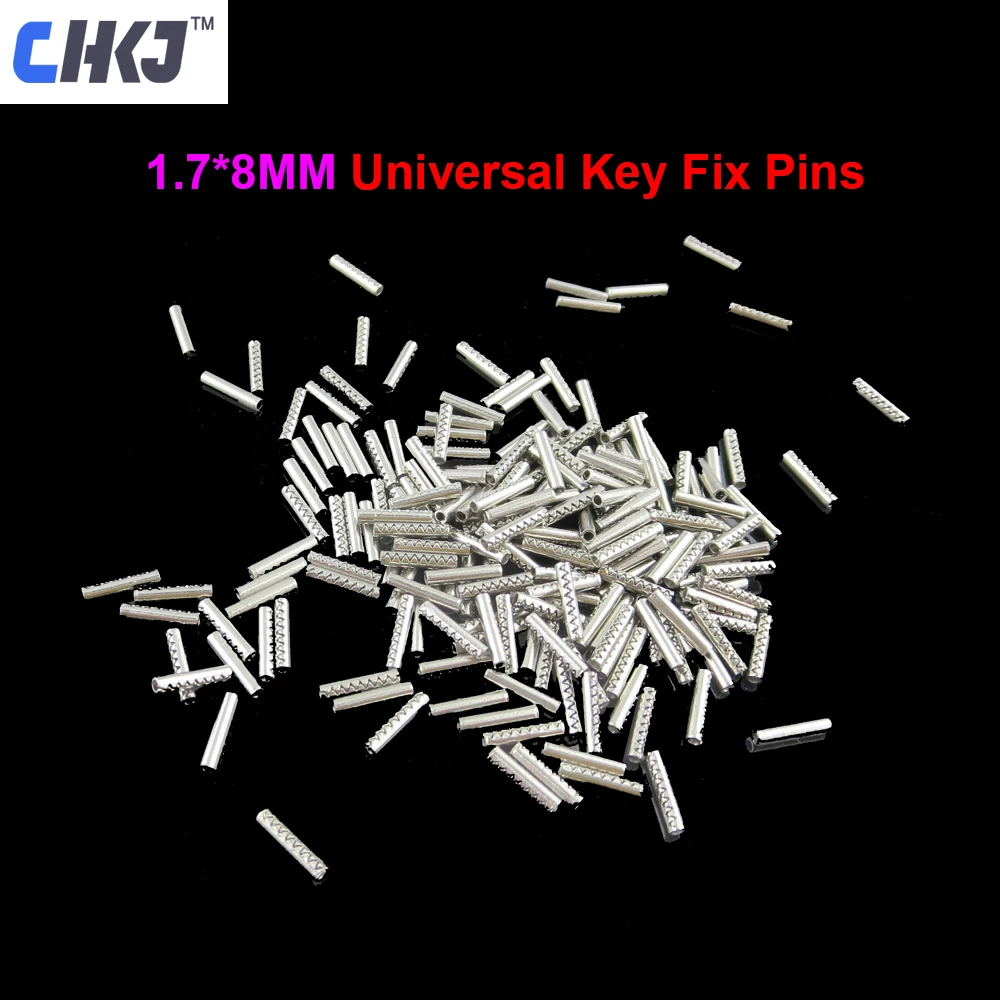 CHKJ 200pcs/lot Remote Control Key Blank for Flip Folding Remote Key Blade L:8MM D:1.7MM Fixed Pin 1.7MM 1.7 PIN Fixed
CHKJ 200pcs/lot Remote Control Key Blank for Flip Folding Remote Key Blade L:8MM D:1.7MM Fixed Pin 1.7MM 1.7 PIN Fixed