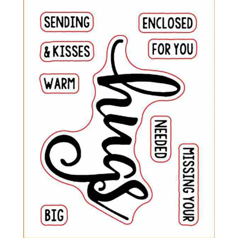 Hugs Sentiments Transparent Clear Silicone Stamps For DIY Scrapbooking Cards Making Craft Supplies New 2019
Hugs Sentiments Transparent Clear Silicone Stamps For DIY Scrapbooking Cards Making Craft Supplies New 2019