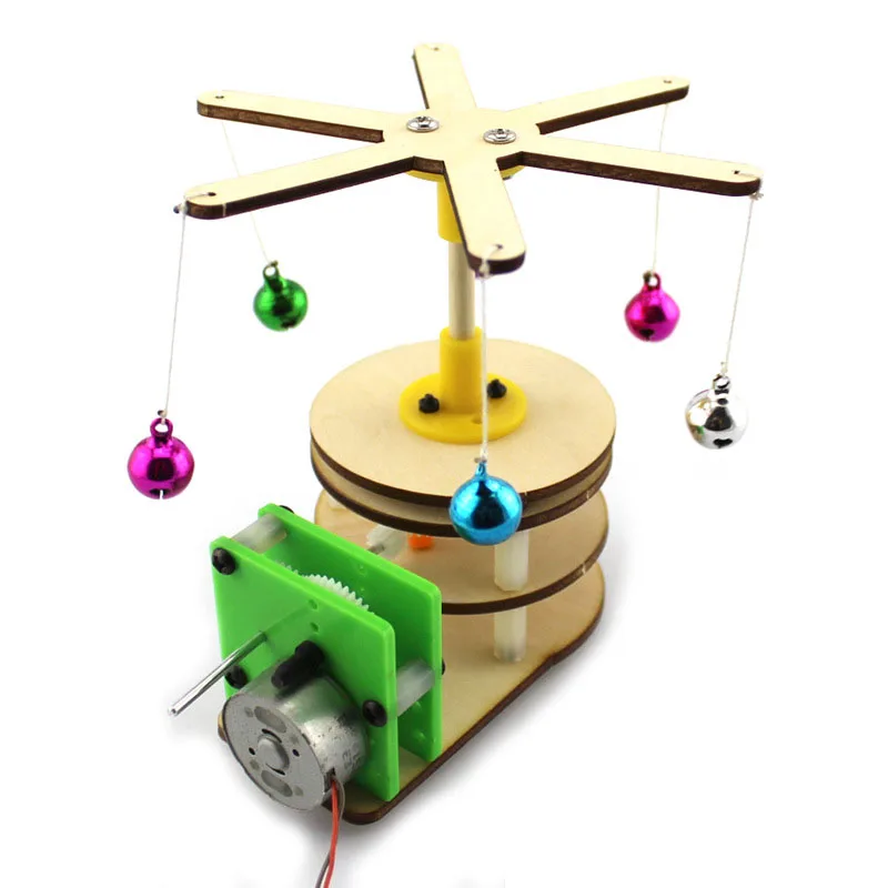 DIY Rotating Bell Wood Horse Handmade Toys Physical Gizmo Building Blocks Kits Solar Energy Assembled Toy Teaching Tool
DIY Rotating Bell Wood Horse Handmade Toys Physical Gizmo Building Blocks Kits Solar Energy Assembled Toy Teaching Tool