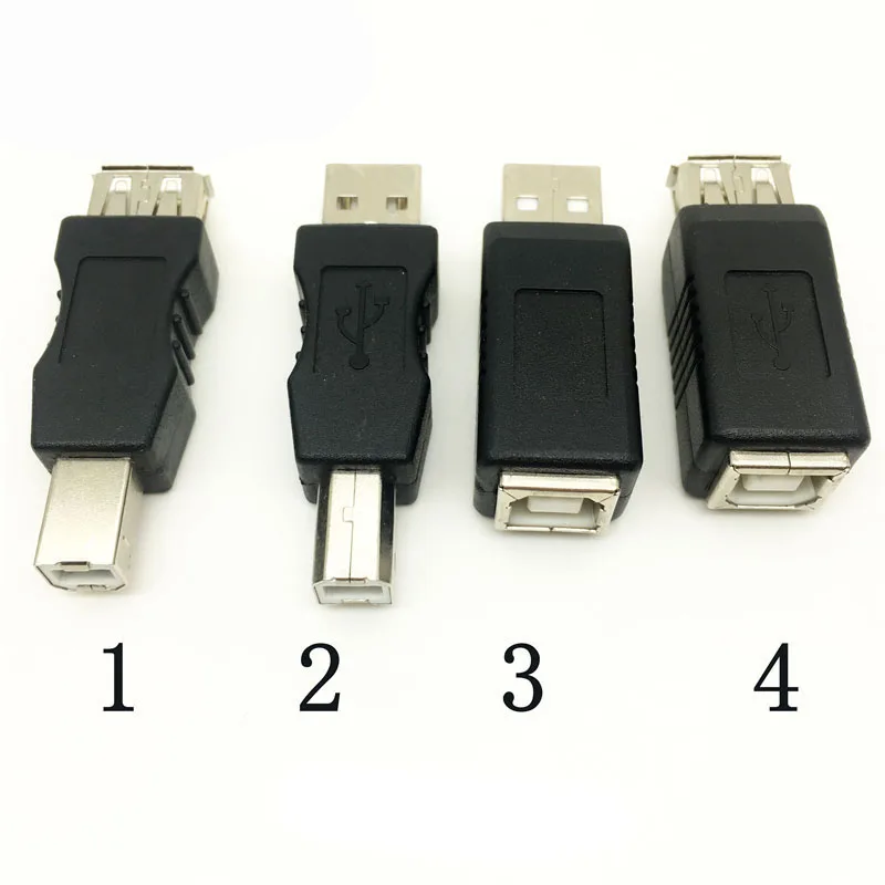 10 шт./лот USB 2 0 Тип A Разъем Мама к папе принтера адаптер для сканера синхронизация