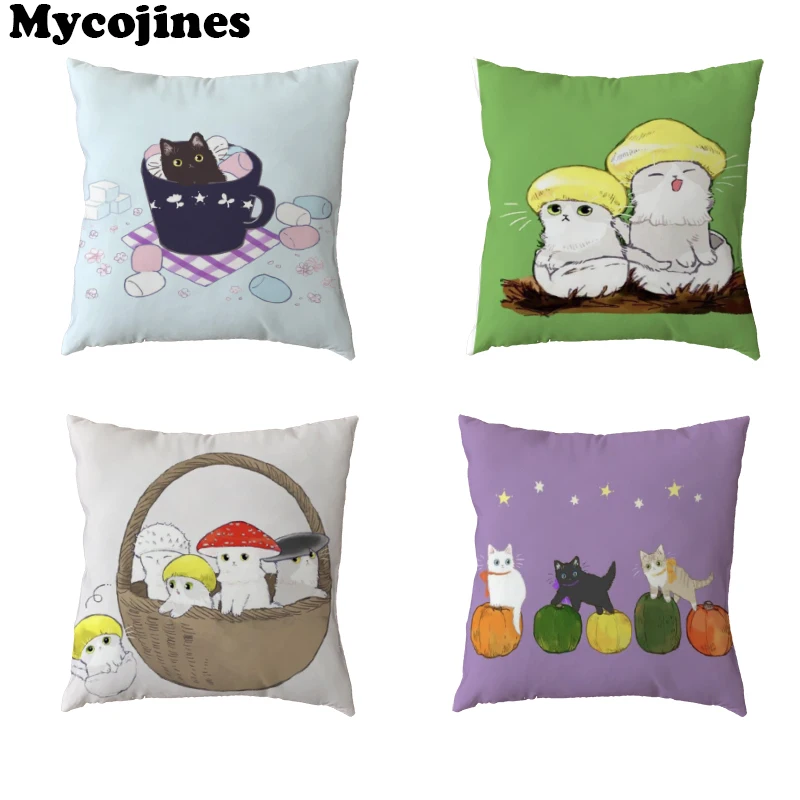 Best Selling Colorful Background Polyester Peach Skin Cute Cat Pillowcase Cat Play Living Room Sofa Decoration Cushion Cover
Best Selling Colorful Background Polyester Peach Skin Cute Cat Pillowcase Cat Play Living Room Sofa Decoration Cushion Cover