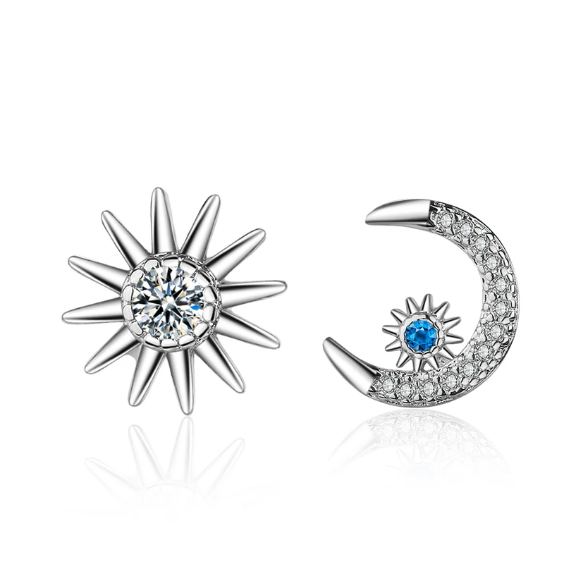 Exquisite Crystal Star Moon Stud Earrings For Women Jewelry Trendy Silver Plated Earrings Female Party Accessories Lover
Exquisite Crystal Star Moon Stud Earrings For Women Jewelry Trendy Silver Plated Earrings Female Party Accessories Lover