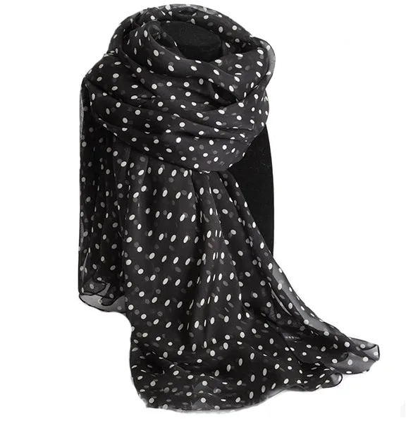 Winter Scarf Women Luxury Brand Designer Black White Dot 100% Silk Headband Muslim Arabic Hijab
Winter Scarf Women Luxury Brand Designer Black White Dot 100% Silk Headband Muslim Arabic Hijab