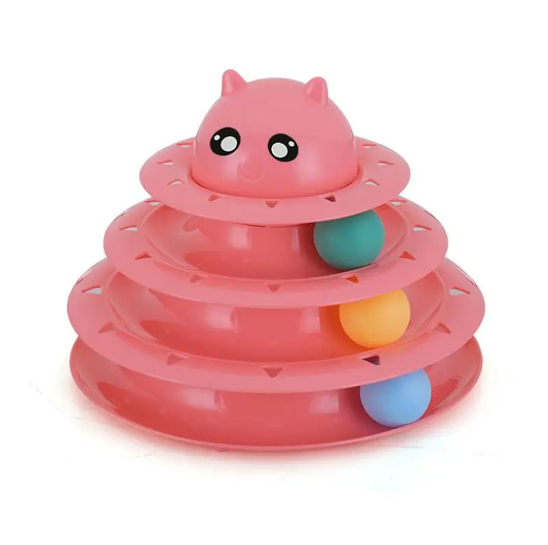 Funny Cat Pet Toy Cat Toys Intelligence Triple Play Disc Cat Toy Balls Cat Crazy Ball Disk Interactive Toy for IQ Traning
Funny Cat Pet Toy Cat Toys Intelligence Triple Play Disc Cat Toy Balls Cat Crazy Ball Disk Interactive Toy for IQ Traning