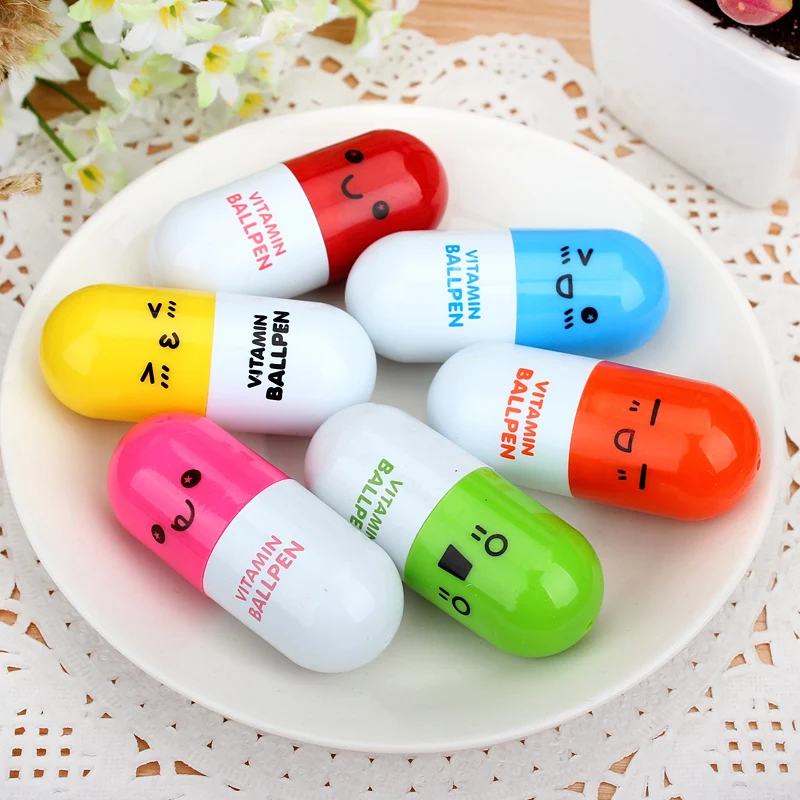 Free fast Shipping 400pcs/lot DHL Cute Smiling Face retractable Pill Ball Point Pen Vitamin Capsule Ballpen for Student gift
Free fast Shipping 400pcs/lot DHL Cute Smiling Face retractable Pill Ball Point Pen Vitamin Capsule Ballpen for Student gift