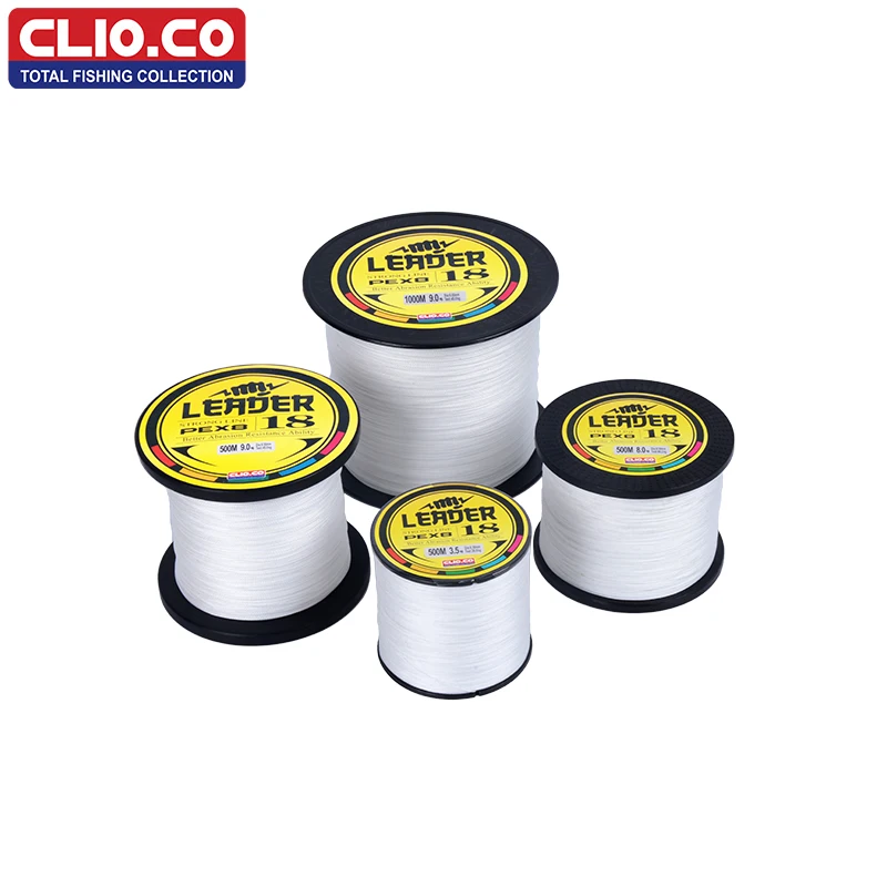 CLIO.COBrand 100M 300M 500M 1000M super strong Japan multifilament white PE braided fishing line 8 strands braided wires10-300LB
CLIO.COBrand 100M 300M 500M 1000M super strong Japan multifilament white PE braided fishing line 8 strands braided wires10-300LB