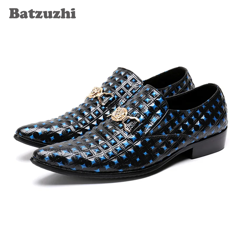 Batzuzhi Luxury Italy Brand Men Shoes 2018 New Handmade Men Leather Shoes Party and Wedding Men Dress Shoes Zapatos Hombre, 46
Batzuzhi Luxury Italy Brand Men Shoes 2018 New Handmade Men Leather Shoes Party and Wedding Men Dress Shoes Zapatos Hombre, 46