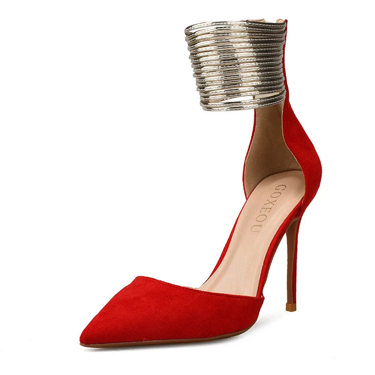 2019 Narrow Band Ankle Strap High Heels Women Sandals Summer Shoes Women Sexy Red Color Party Dress Sandals Big Size H0061
2019 Narrow Band Ankle Strap High Heels Women Sandals Summer Shoes Women Sexy Red Color Party Dress Sandals Big Size H0061