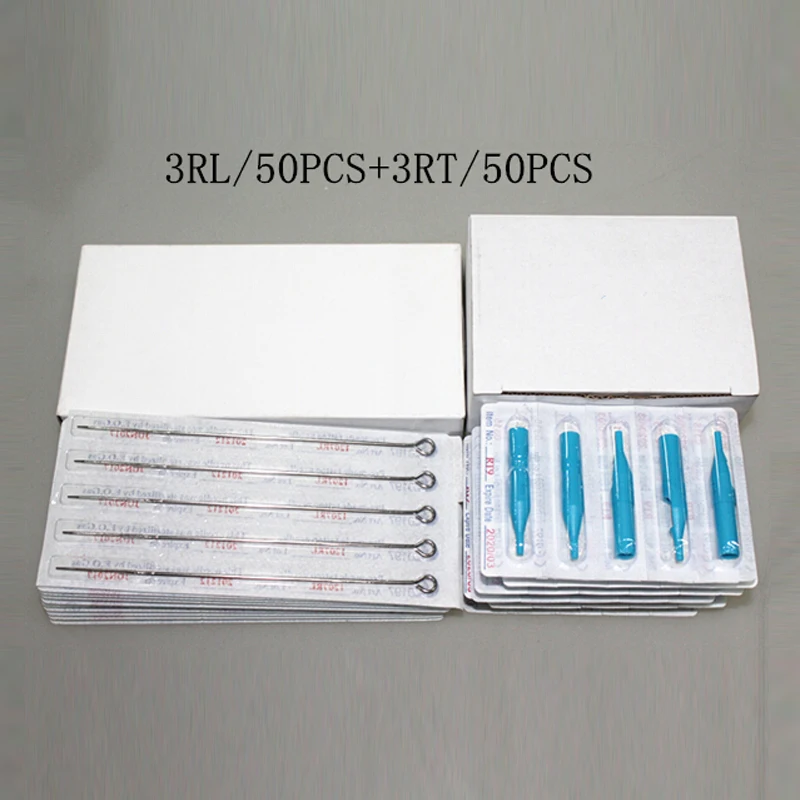 Disposable RL+RT 50PCS Sterile Microblading Tattoo Needle & 50PCS Blue Disposable Tattoo Tips Caps Lips tattoo needle Supply
Disposable RL+RT 50PCS Sterile Microblading Tattoo Needle & 50PCS Blue Disposable Tattoo Tips Caps Lips tattoo needle Supply