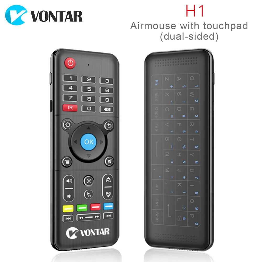 Vontar 2 4 ГГц H1 Беспроводной Air mouse Мини-Клавиатура удаленного Управление