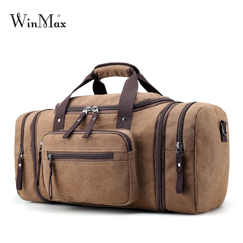 Winmax men's Canvas Travel Bags Carry on Luggage Bags Men Duffel Bag Travel Tote Large big Overnight high Capacity bag strong
Winmax men's Canvas Travel Bags Carry on Luggage Bags Men Duffel Bag Travel Tote Large big Overnight high Capacity bag strong