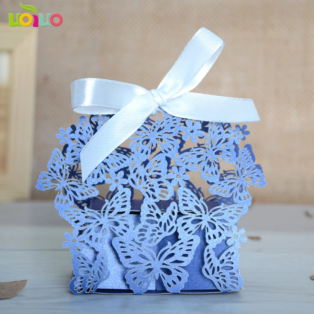 50pcs Butterfly Decorated Hollow Laser Paper Wedding Box Laser Cut Chocolate Mariage Favors And Gifts Birthday
50pcs Butterfly Decorated Hollow Laser Paper Wedding Box Laser Cut Chocolate Mariage Favors And Gifts Birthday