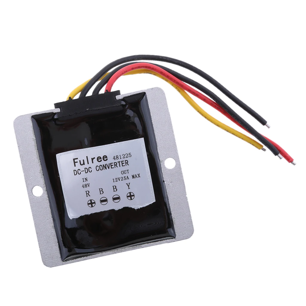 Waterproof DC/DC Converter 48V (20-60V) Step Down to 12V/25A 12V 25A 300W Power Supply Module
Waterproof DC/DC Converter 48V (20-60V) Step Down to 12V/25A 12V 25A 300W Power Supply Module