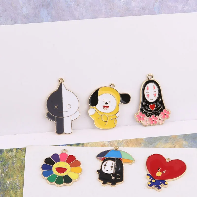 10pcs Halloween Flower Cartoon Characters Enamel Charms Bracelet DIY Gold Metal Pendant Charms Earring Jewelry Accessories YZ465
10pcs Halloween Flower Cartoon Characters Enamel Charms Bracelet DIY Gold Metal Pendant Charms Earring Jewelry Accessories YZ465