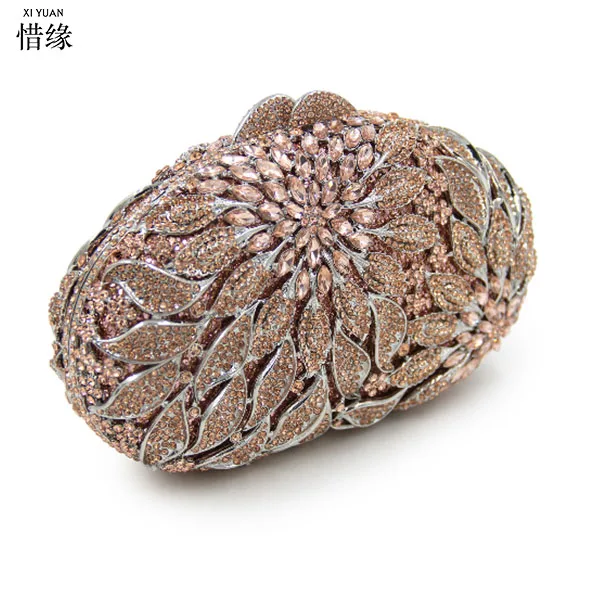 XIYUAN BRAND Luxury evening bags crystal clutch bag women wedding pochette bride Handcraft soiree purse gold silver Champagne
XIYUAN BRAND Luxury evening bags crystal clutch bag women wedding pochette bride Handcraft soiree purse gold silver Champagne