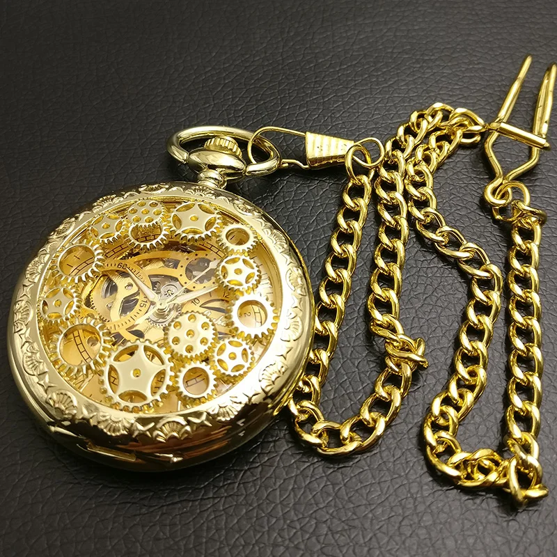 g Gold Color Gear Mechanical Pocket Watch Men Skeleton Steampunk Industry Fob Watches Roman Man Father Gift Vintage Hand Wind
g Gold Color Gear Mechanical Pocket Watch Men Skeleton Steampunk Industry Fob Watches Roman Man Father Gift Vintage Hand Wind