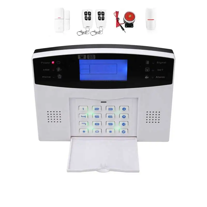 Smart Home Mobile APP Control GSM Wireless TFT Screen Burglar Alarm Security System Six Languages Warning Voice Two Way Audio
Smart Home Mobile APP Control GSM Wireless TFT Screen Burglar Alarm Security System Six Languages Warning Voice Two Way Audio
