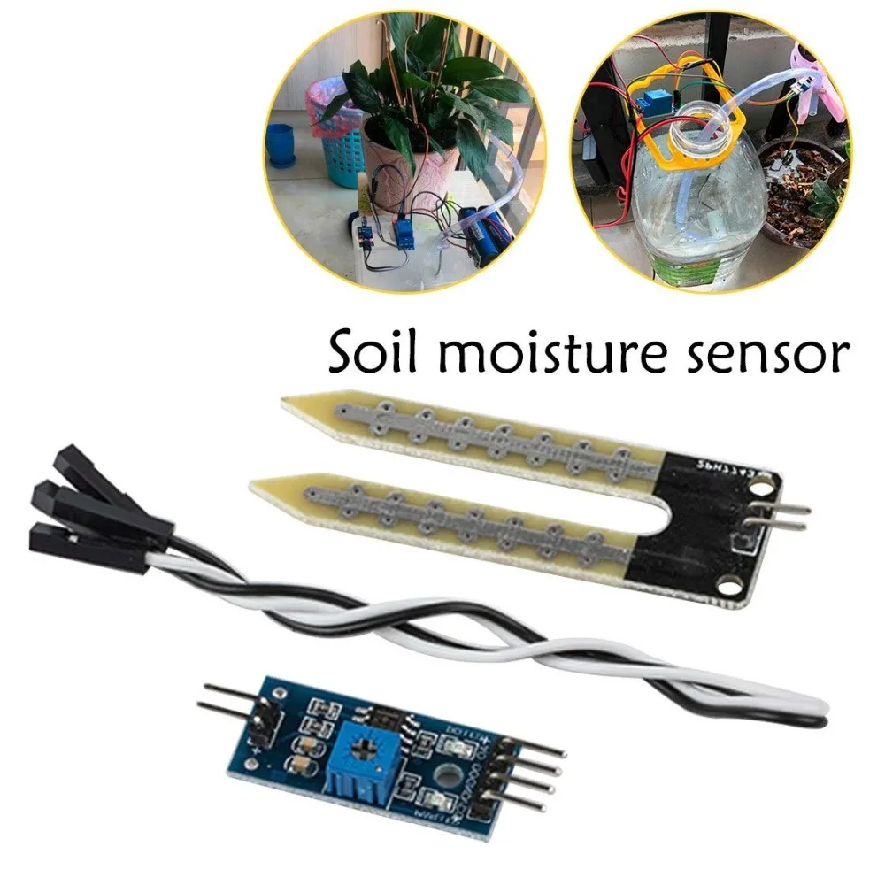 

Electronics Soil Moisture Hygrometer Detection Humidity Sensor Module For arduino Development Board DIY Robot Smart Car Aokin
