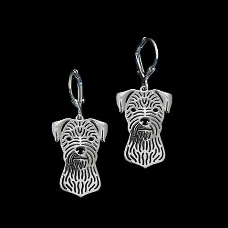 Fashion Women's Cutout Alloy Earrings Metal Pet Border Terrier Jewelry Dog Earrings Drop Shipping
Fashion Women's Cutout Alloy Earrings Metal Pet Border Terrier Jewelry Dog Earrings Drop Shipping