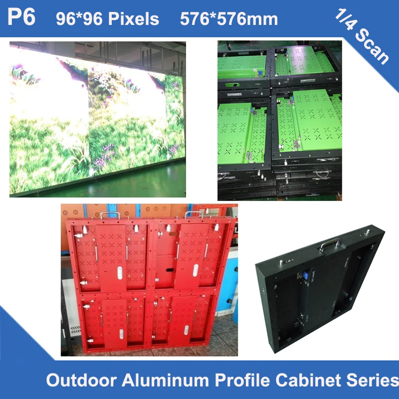 TEEHO LED Display P6 Outdoor Aluminum Profile Cabinet 576mm*576mm ultra Thin 1/4scan led display screen videowall led sign board
TEEHO LED Display P6 Outdoor Aluminum Profile Cabinet 576mm*576mm ultra Thin 1/4scan led display screen videowall led sign board