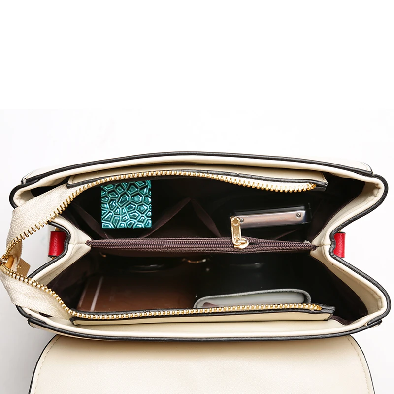 Дропшиппинг Для женщин Сумка Высокое качество PU кожа вышивка цветок Flap Crossbody Bag