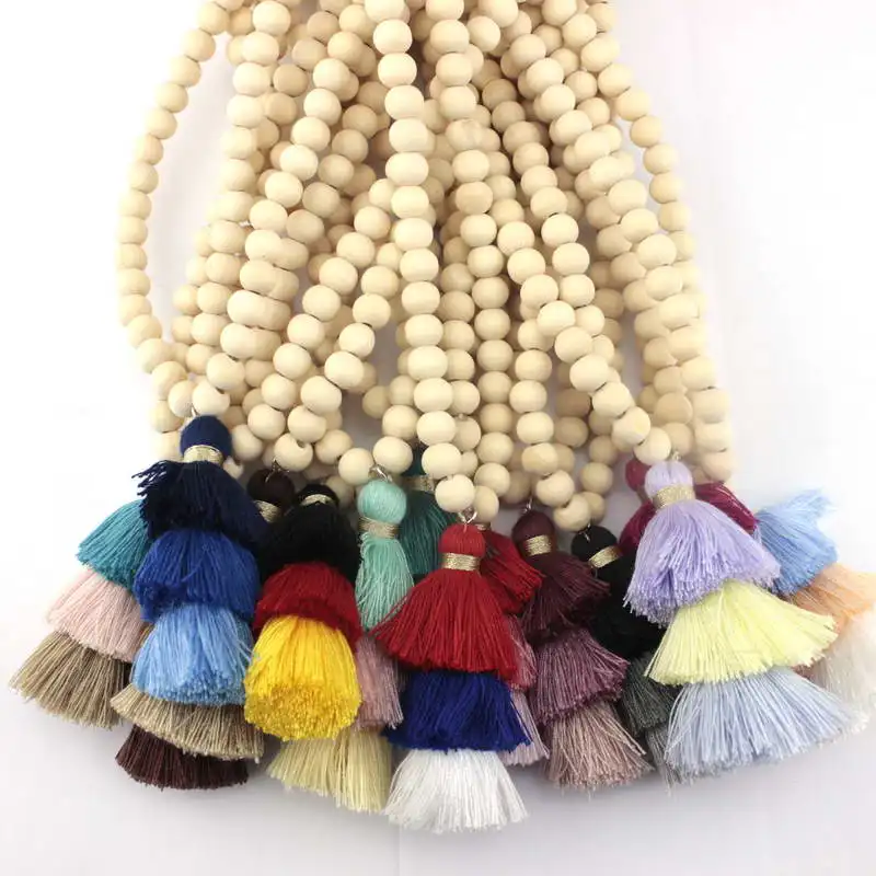 ZWPON 2020 Boho Wood Beaded Tassel Necklace for Women 10 MM Natural Wood Beads Long Necklace Wholesale Festival Jewelry Yoga
ZWPON 2020 Boho Wood Beaded Tassel Necklace for Women 10 MM Natural Wood Beads Long Necklace Wholesale Festival Jewelry Yoga