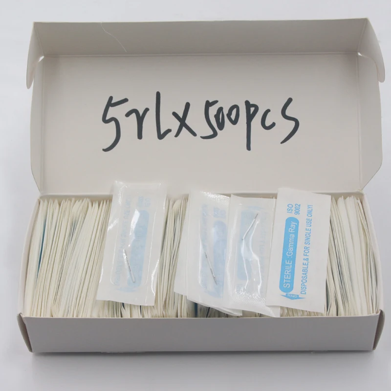 500PCS Tattoo Needles Permanent Makeup Eyebrow Tatoo Blade Microblading Needles U Pins For 3D Embroidery Manual Tattoo Pen
500PCS Tattoo Needles Permanent Makeup Eyebrow Tatoo Blade Microblading Needles U Pins For 3D Embroidery Manual Tattoo Pen