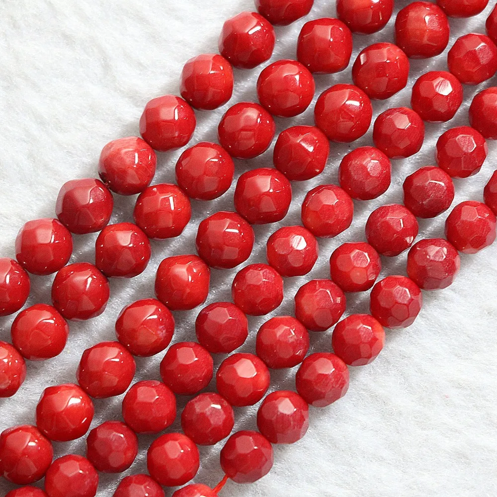 Beautiful red natural coral 7mm fashion round faceted loose beads diy women elegant party weddings gifts jewelry 15inch B654
Beautiful red natural coral 7mm fashion round faceted loose beads diy women elegant party weddings gifts jewelry 15inch B654
