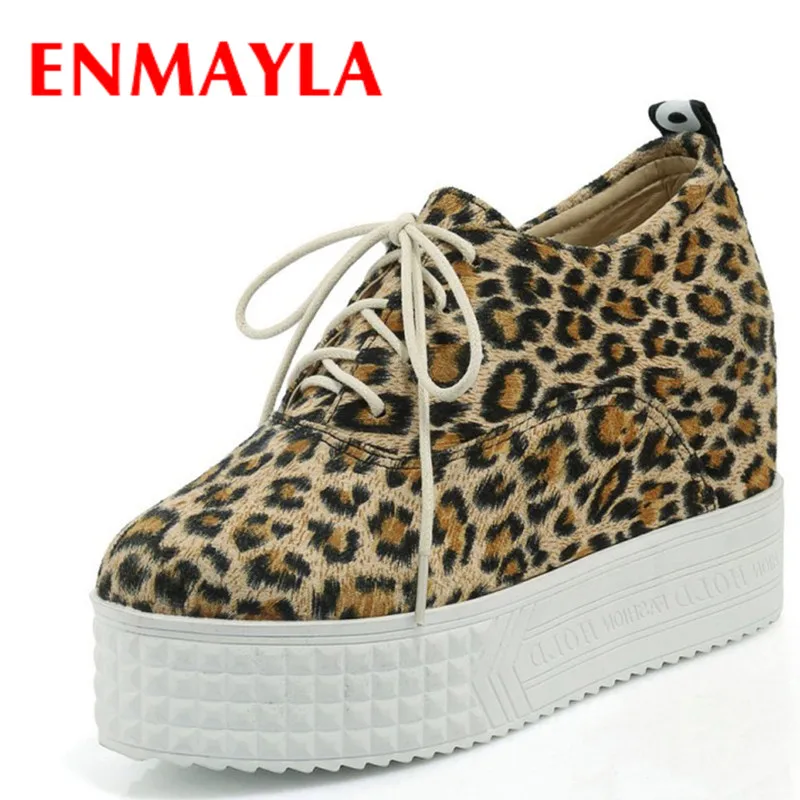 ENMAYLA New Leopard Shoes Woman Lace-up High Heels Round Toe Pumps Plus Size 34-43 Casual Shoes in Womens
ENMAYLA New Leopard Shoes Woman Lace-up High Heels Round Toe Pumps Plus Size 34-43 Casual Shoes in Womens