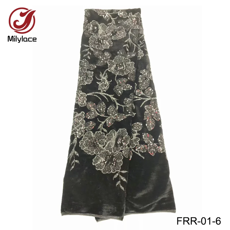 New coming african velvet lace fabric with sequins design hot selling nigerian velvet lace fabric for party FRR-01
New coming african velvet lace fabric with sequins design hot selling nigerian velvet lace fabric for party FRR-01