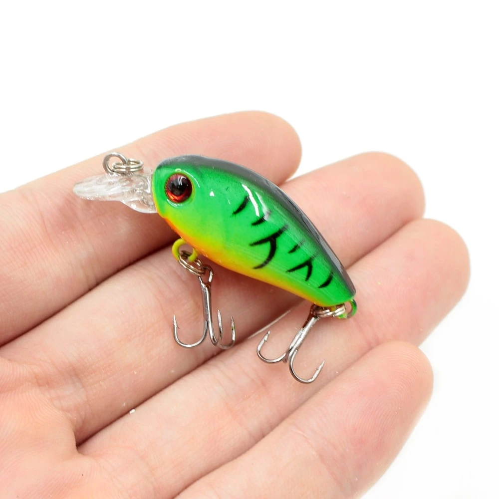 1pcs 4.5cm 3.5g Mini Crankbait Fishing Lure Artificial Hard Crank Bait topwater Wobbler Fishing tackle Pesca Carp Fishing
1pcs 4.5cm 3.5g Mini Crankbait Fishing Lure Artificial Hard Crank Bait topwater Wobbler Fishing tackle Pesca Carp Fishing