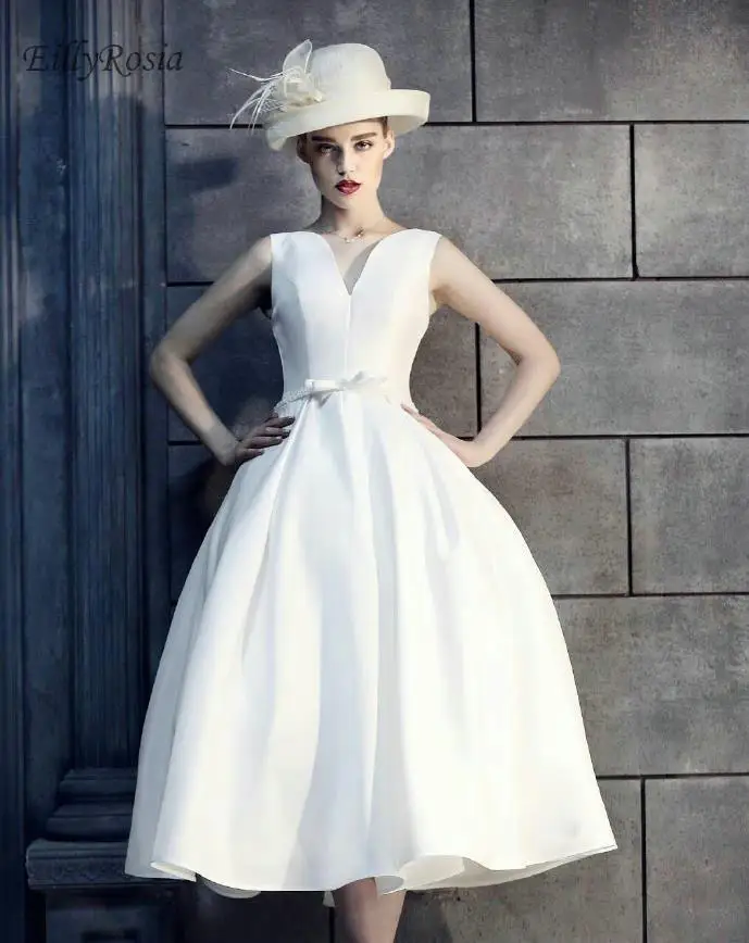 White Formal Dress Women Elegant Tea Length Satin vestido de festa longo Vintage Evening Dresses for Mother of the Bride Wedding
White Formal Dress Women Elegant Tea Length Satin vestido de festa longo Vintage Evening Dresses for Mother of the Bride Wedding