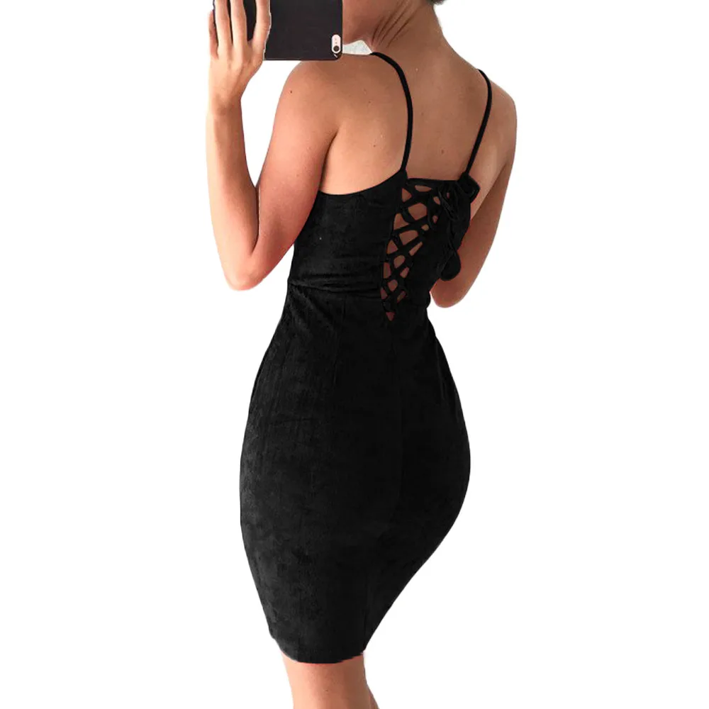 Sexy Women Ladies Back Velvet Bodycon Strappy Dress Winter Bodycon Party Dresses Casual Vintage Bandage Dress Women A20
Sexy Women Ladies Back Velvet Bodycon Strappy Dress Winter Bodycon Party Dresses Casual Vintage Bandage Dress Women A20